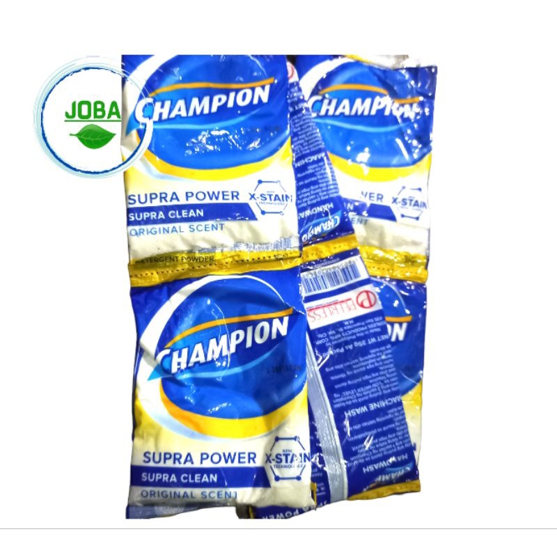 CHAMPION DETERGENT POWDER ORIG 45GX6PCS Shopee Philippines