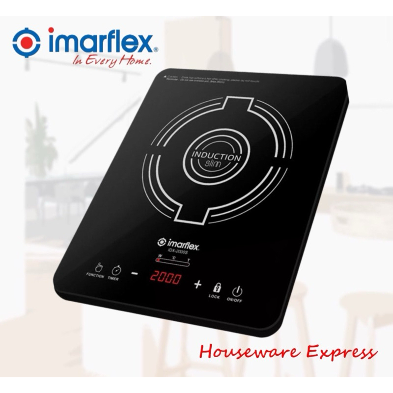 Imarflex IDX2000S Induction Cooker Slim Type with child lock feature