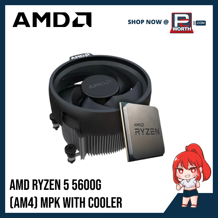 Amd Ryzen 5 5600g Mpk (tray Type) (am4) With Wraith Stealth Cooler 