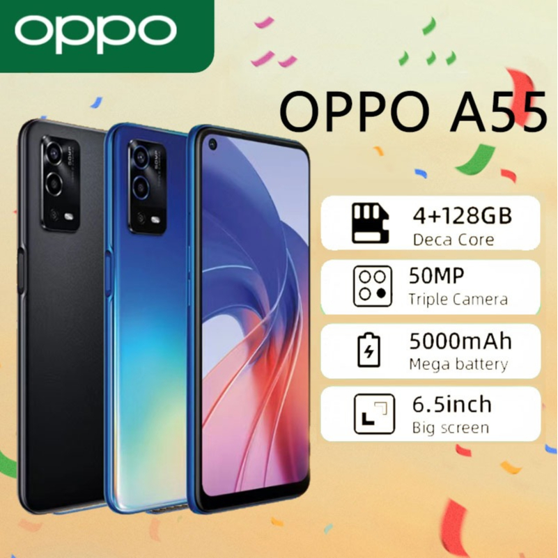 OPPO Phone A55 sale 12GB + 512GB 5000mAh Mobile Phone Smartphone 5G ...