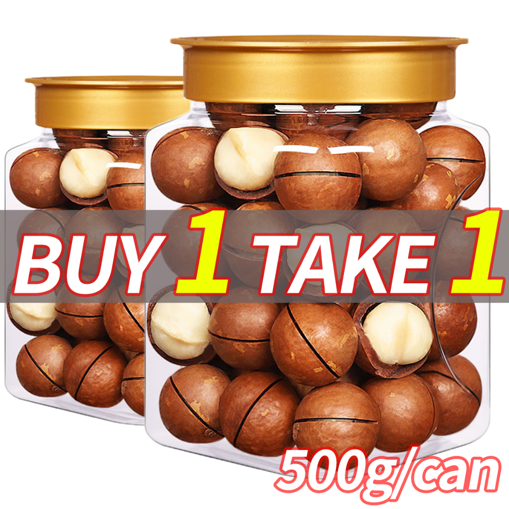 【Buy 1 take 1】Roasted macadamia nuts macadamia nuts ready to eat canned