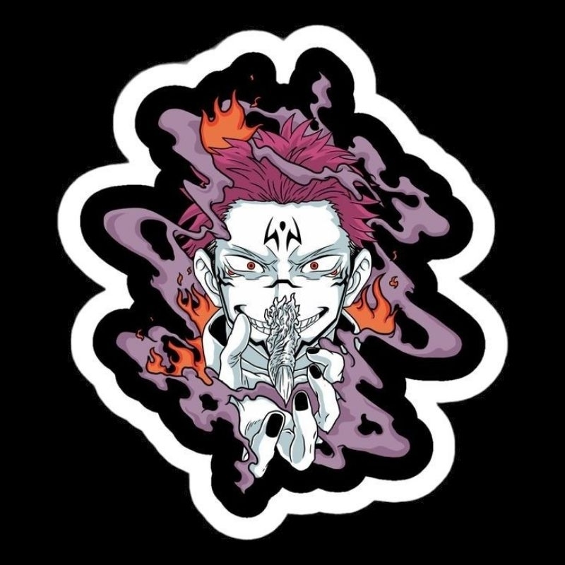 jujutsu kaisen sticker 002 car/motorcycle/ebike /tumbler etc | Shopee ...