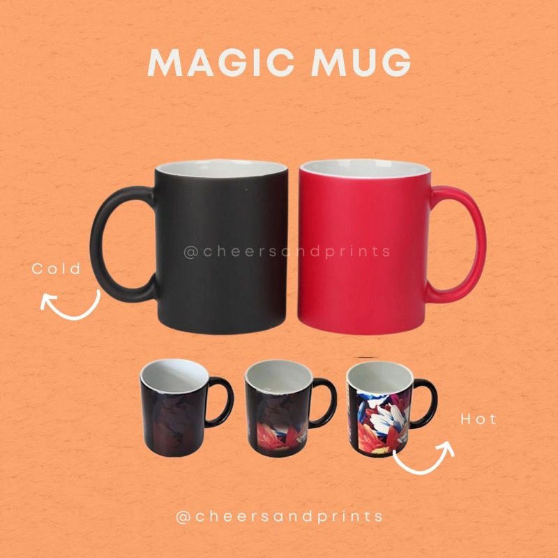 Customized Personalized Magic Mugs for Souvenir or Gifts | Shopee ...
