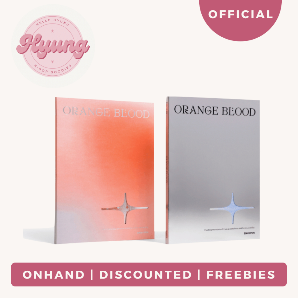 ENHYPEN "ORANGE BLOOD" REGULAR VERSION OFFICIAL ALBUM | Shopee Philippines