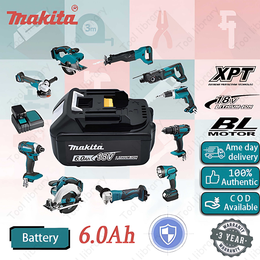 Replacement battery deals makita 18v