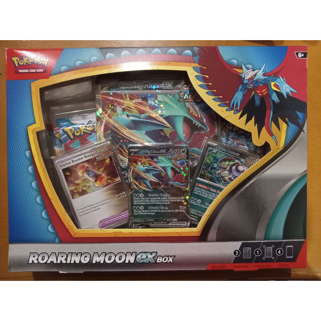 Roaring Moon ex Box Pokemon TCG Standard English | Shopee Philippines