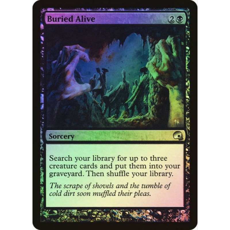 Buried Alive NM FOIL MTG - Premium Deck Series: Graveborn UNCOMMON ...