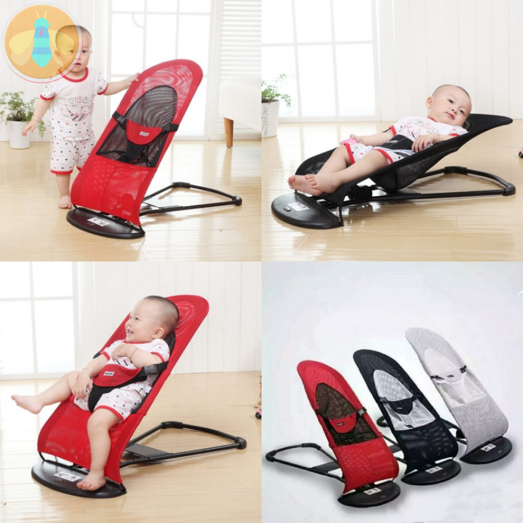 Jabeeshop Baby Rocker Bouncer Infant Seat Comfort Cradle Bouncing Chair Baby Bouncer Rocking Seat