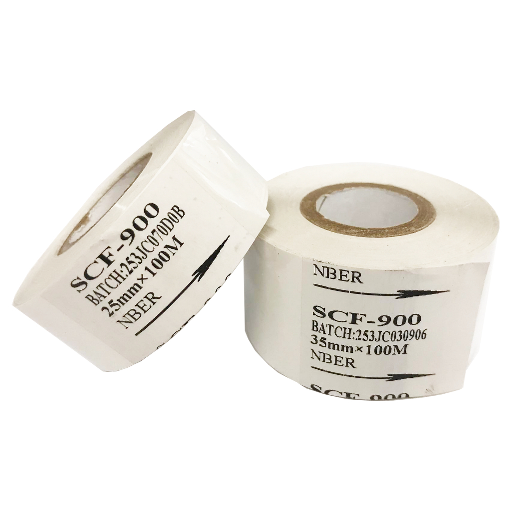 White Colored Thermal Hot Stamp Ribbon for Coding Machine (for DY8 and ...