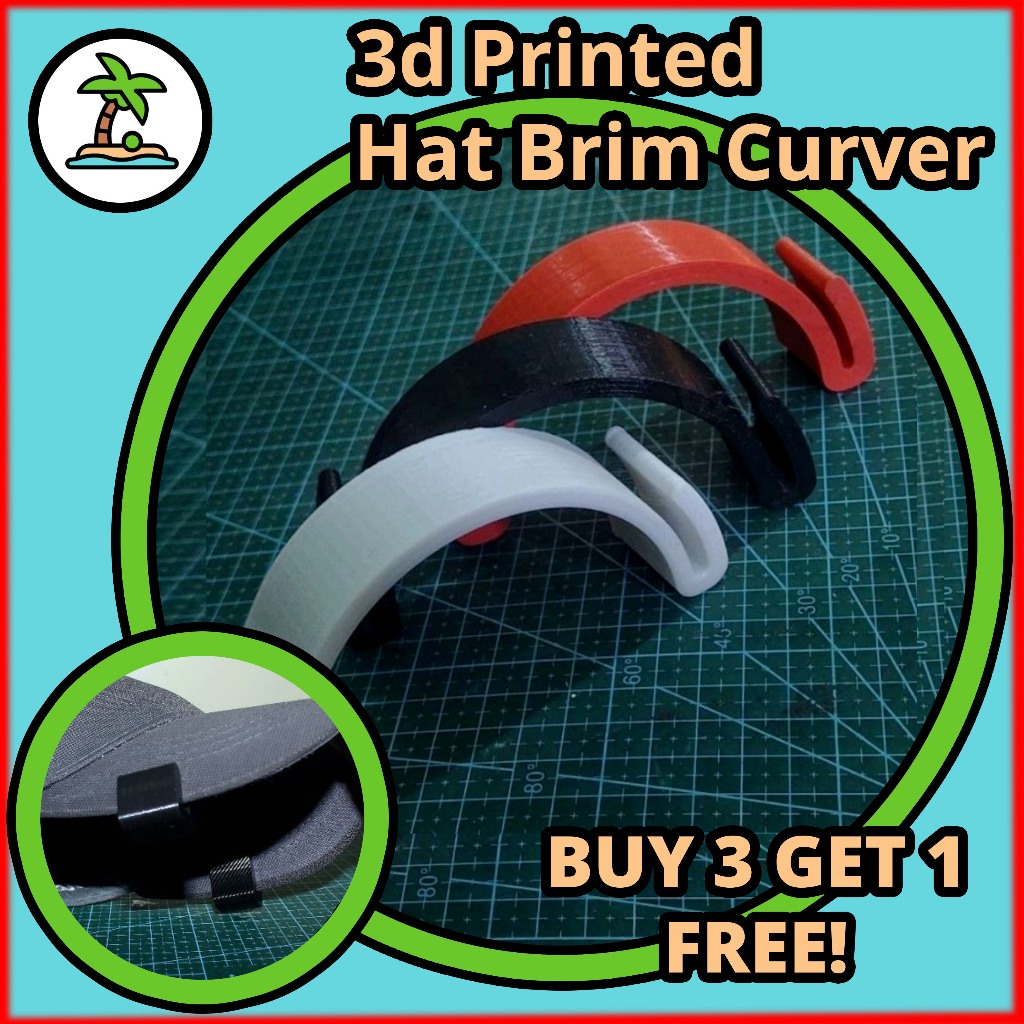 3d Printed Hat Brim Curver / Cap Bill Shape (BUY 3 Get 1 FREE