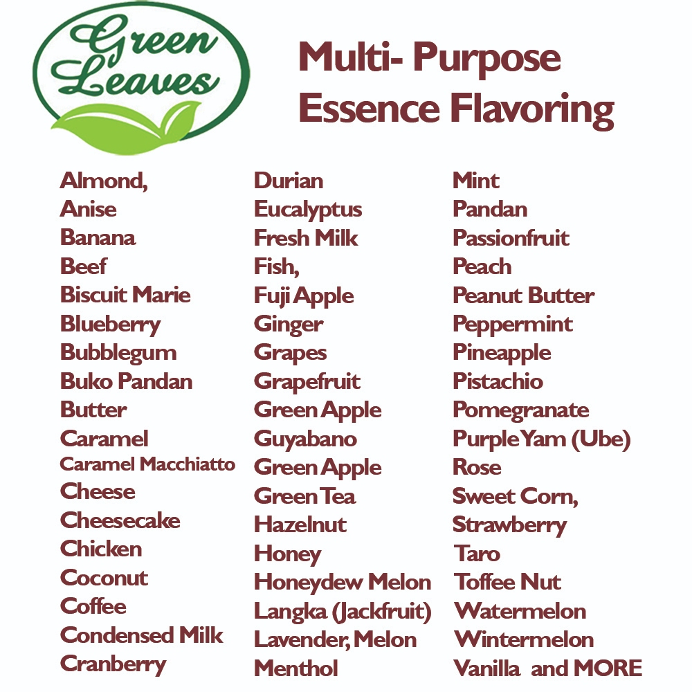 Green Leaves Rose Multipurpose Essence Flavoring Shopee Philippines