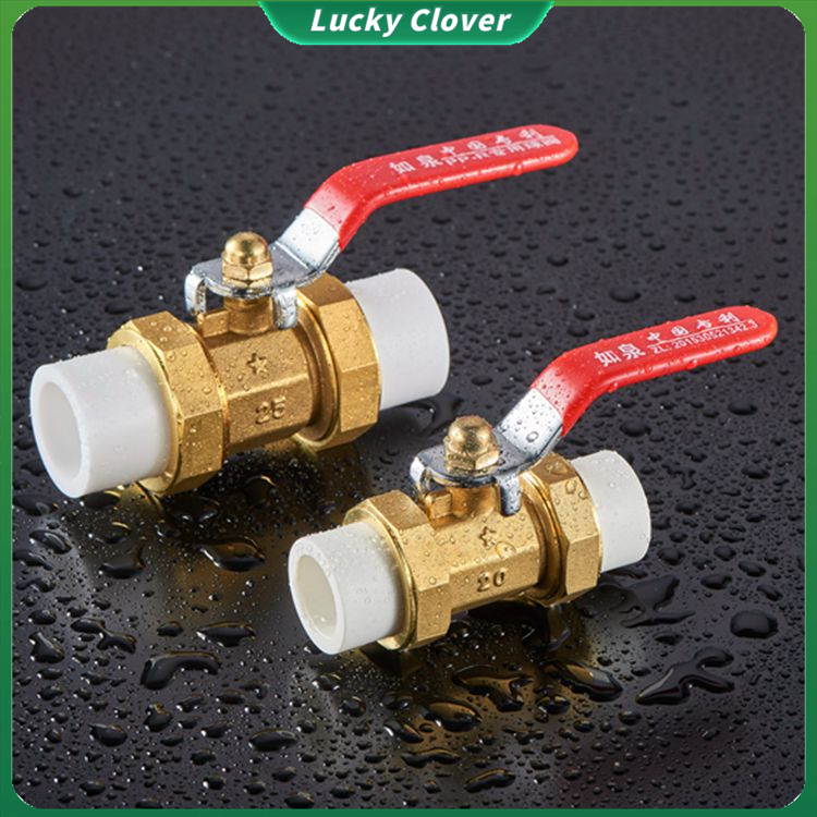 PPR Fittings Brass Double Union Ball Valve Brass Ball Valve Gate Valve