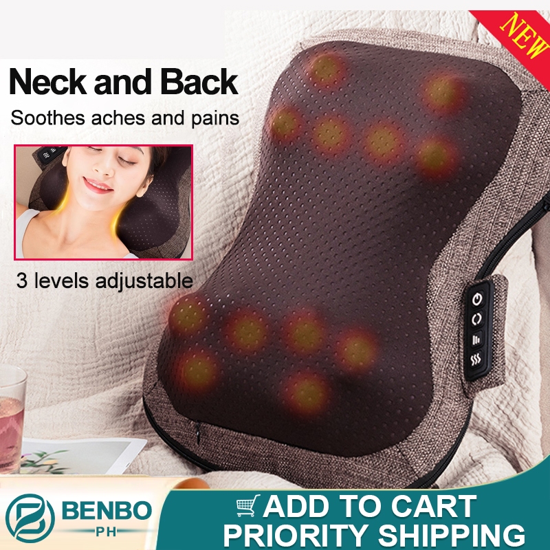 Benbo Shoulder Cervical Lumbar Back Massager Cervical Spine Massager Car Massager Shopee 2282