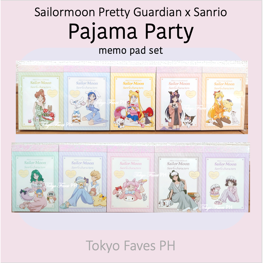 Sailor Moon Pretty Guardian Sanrio limited edition collaboration memo ...