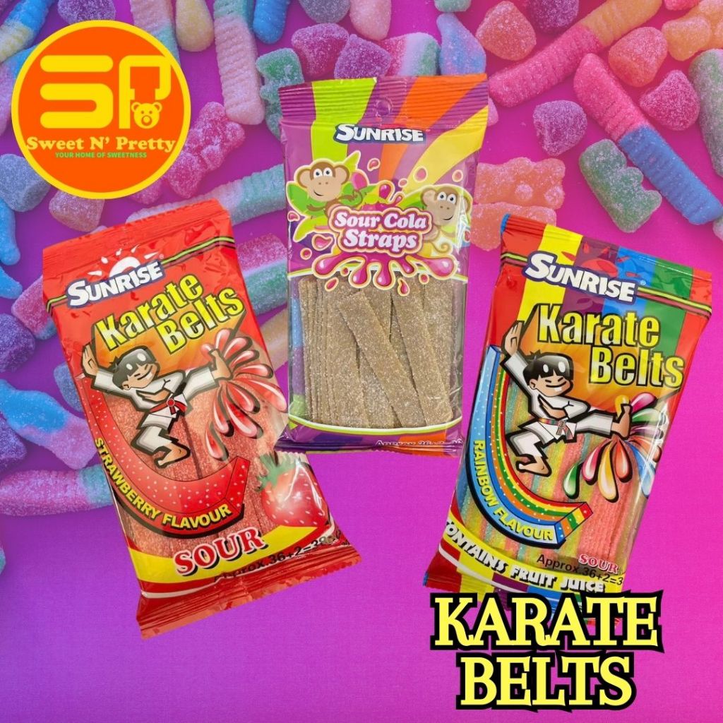 KARATE Sour Belt Gummies High Quality and Soft Shopee Philippines