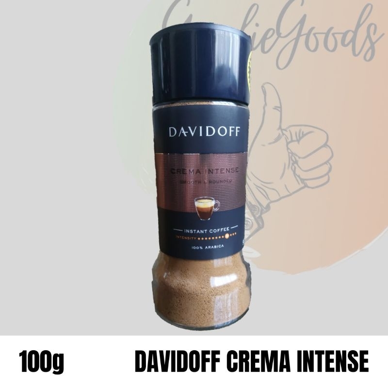 Davidoff Crema Intense Instant Coffee 100 Arabica 90g (EXP. 2025