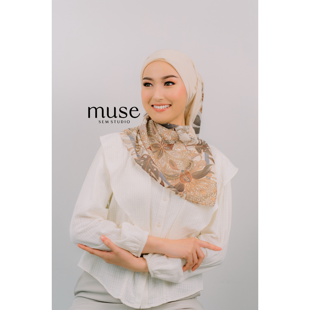 Muse Mahalina COTTON Voile Bawal Square Rectangle Shawl Scarf Hijab ...