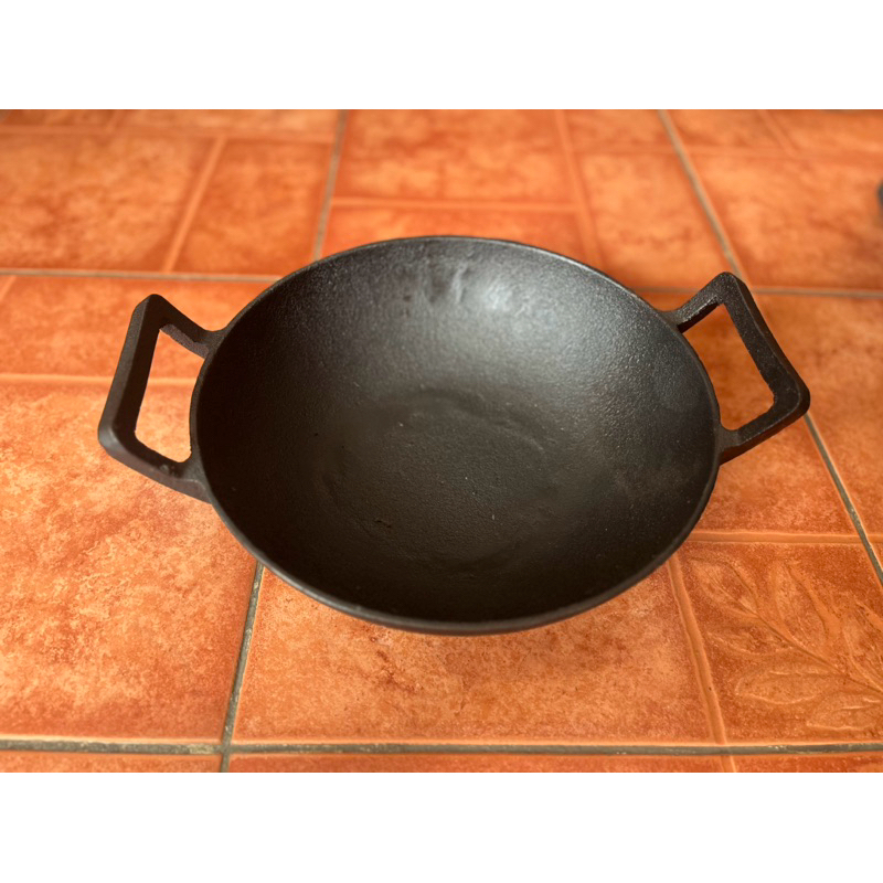 Cast Iron Wok 12 inches Filipino Made by The Iron House (Cebu