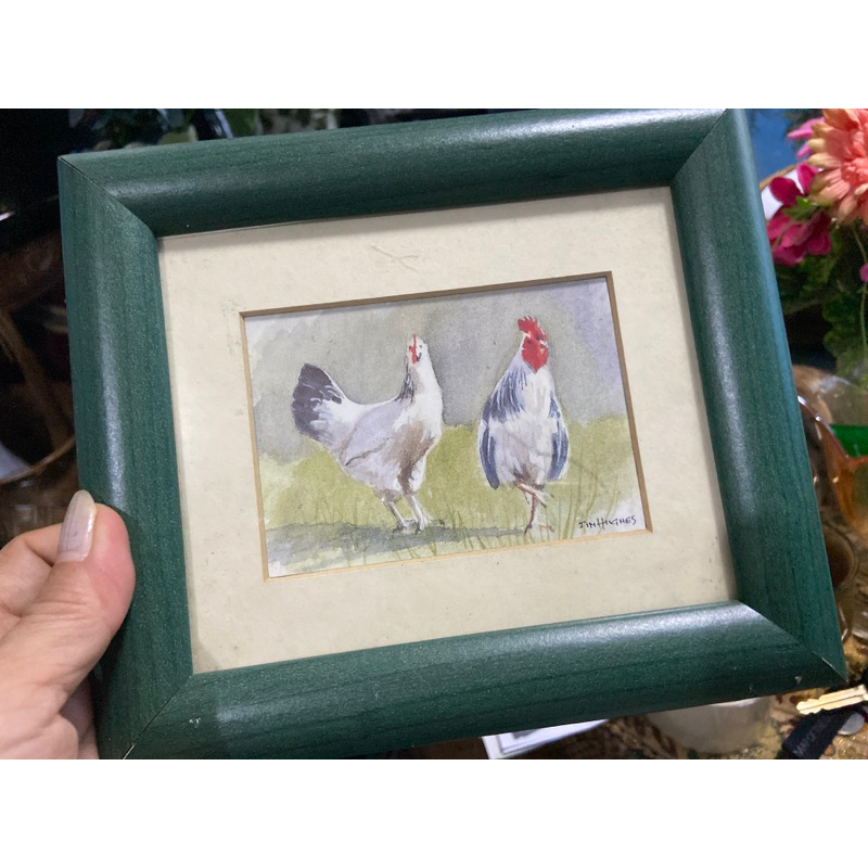 Chicken design wall frame from England | Shopee Philippines