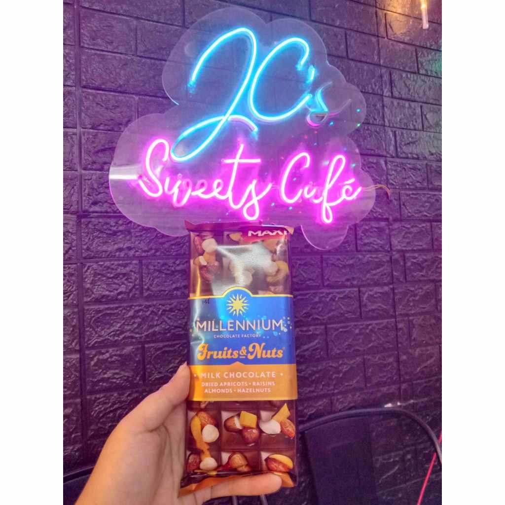 millenium fruits and nuts chocolate 140g | Shopee Philippines