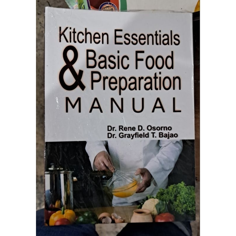 Kitchen Essentials and Basic Food Preparation Manuals by Osomo & Bajao ...