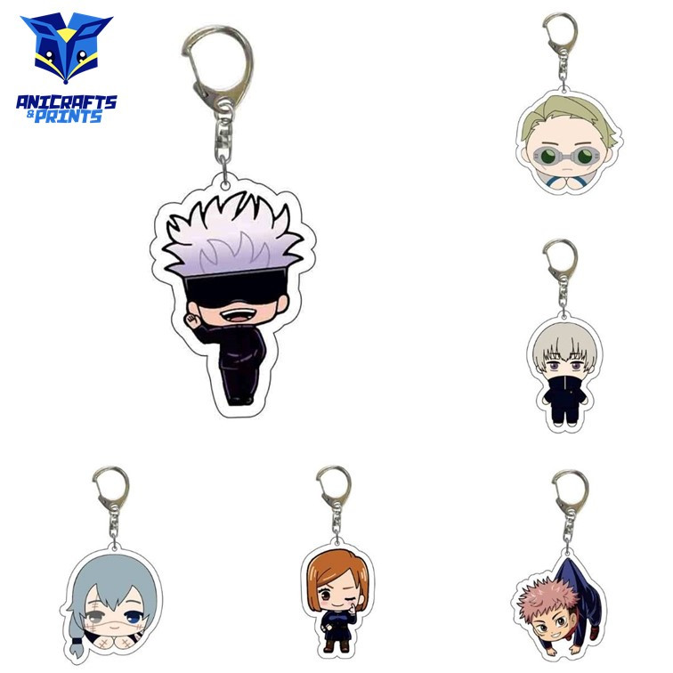 Jujutsu Kaisen Acrylic Keychains Anime Merchandise & Collectibles Key ...