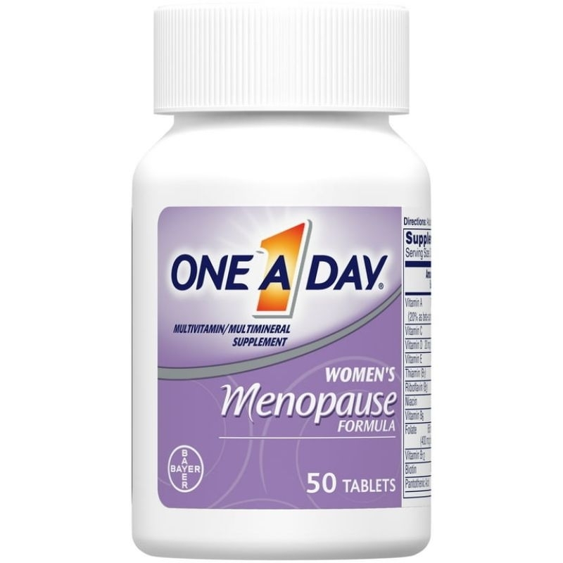 One A Day Women's Menopause Formula Multivitamin Tablets, 50 Count