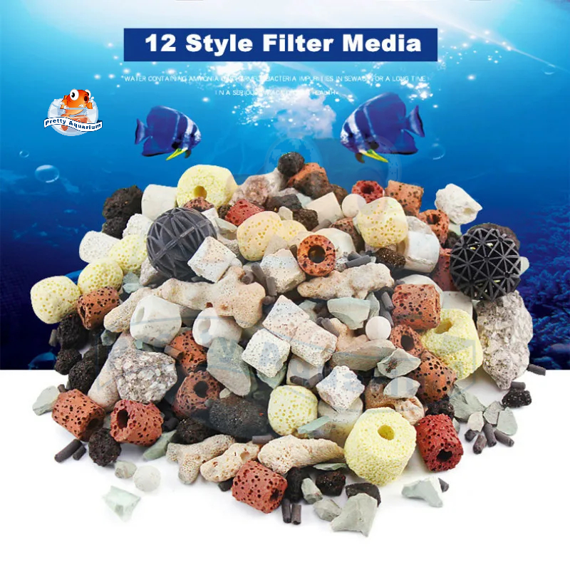 250G Aquarium Filter Media Materials Activated Carbon Bio Ball Ceramic Photo Inspiration