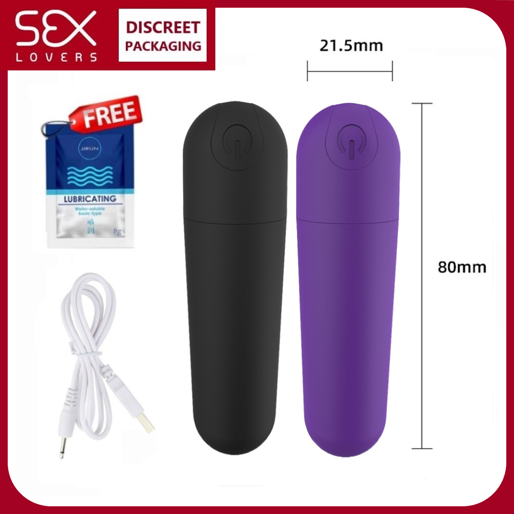 10 Speed Usb Rechargeable Mini Bullet Silicon Waterproof Vibrator Adult