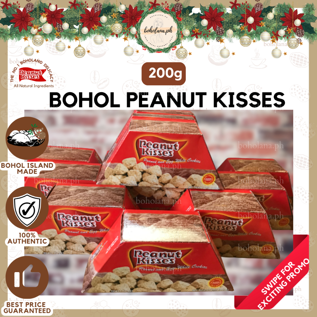 Bohol Peanut Kisses/ 200g Box/ Php.135 Max Wholesale Price (check now