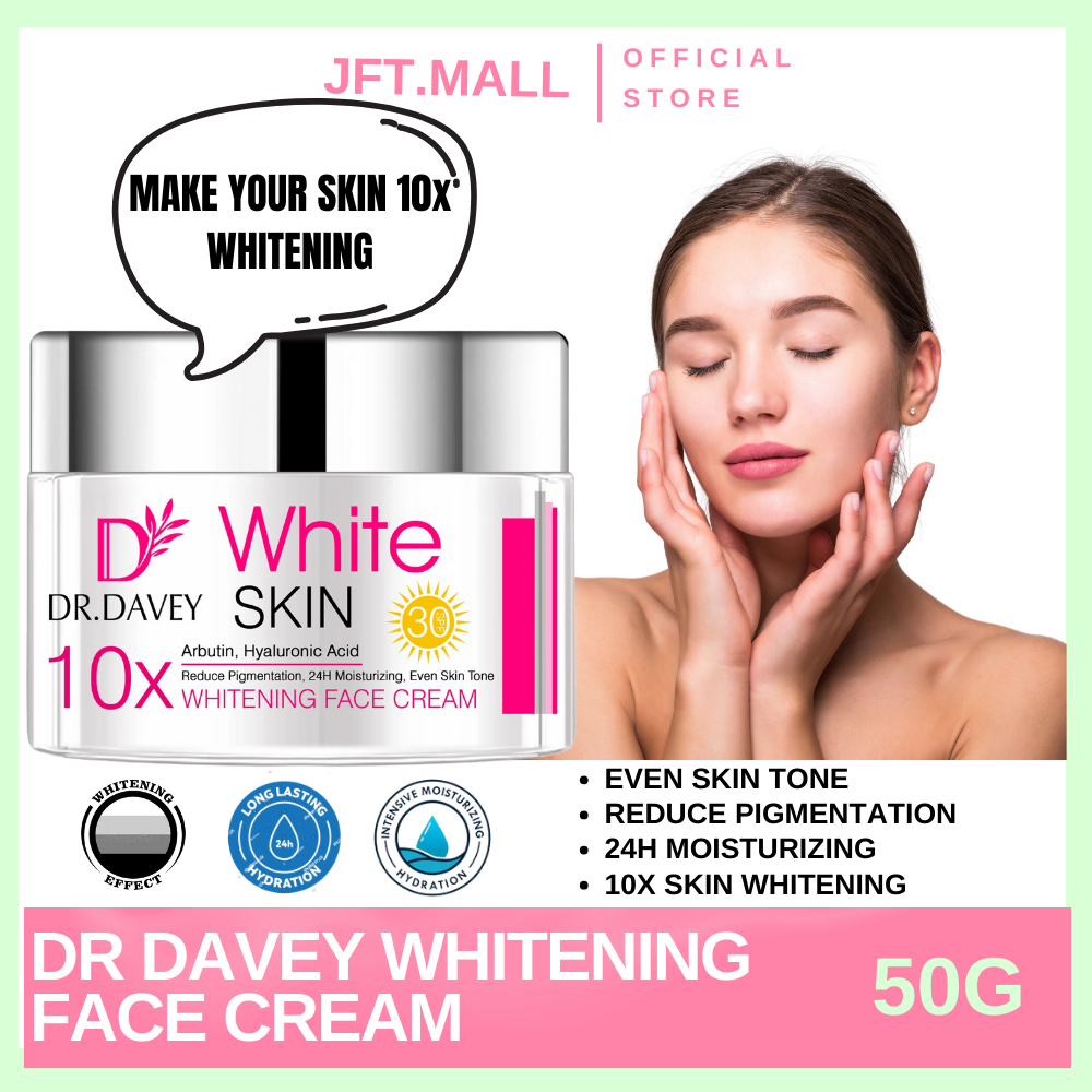 Original Dr. Davey White Skin 10X Whitening Face Cream for Men & Women ...