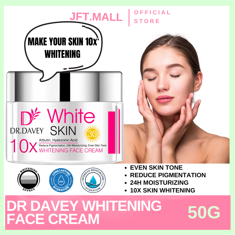 Original Dr. Davey White Skin 10X Whitening Face Cream for Men & Women
