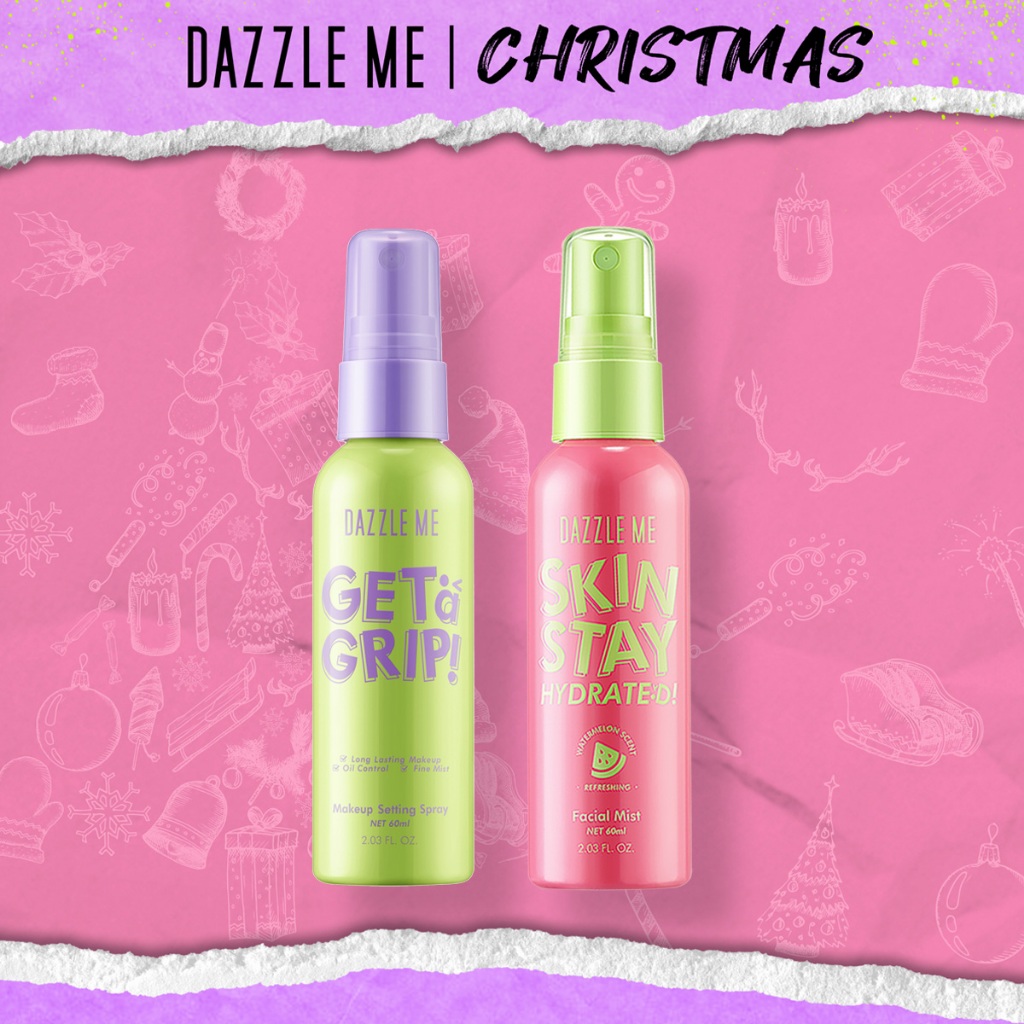 DAZZLE ME -Mist Glimmer Bundle- Get a Grip! Makeup Setting Spray & Skin ...