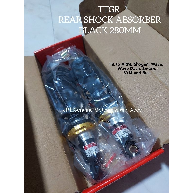 TTGR Rear Shock Absorber 280mm Black | Shopee Philippines