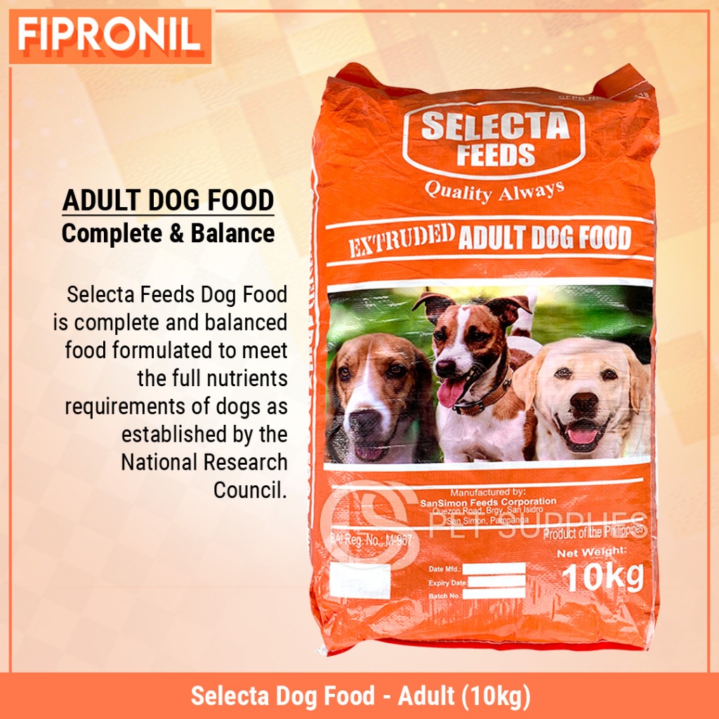 FIPRO10kg Selecta Feeds Quality Always Extruded Adult Dog Dry Food