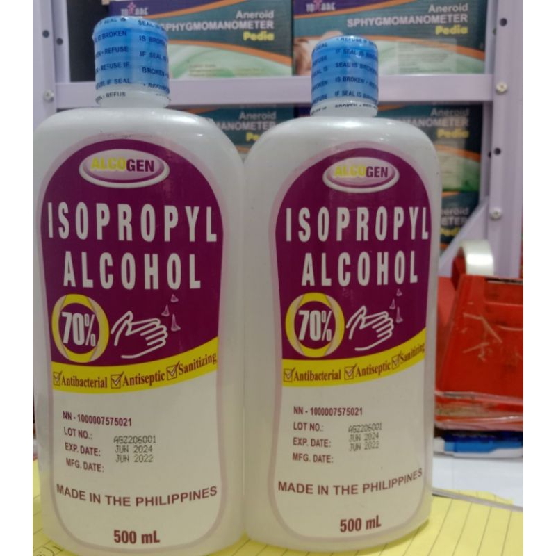 Isopropyl Alcohol (alcogen) 