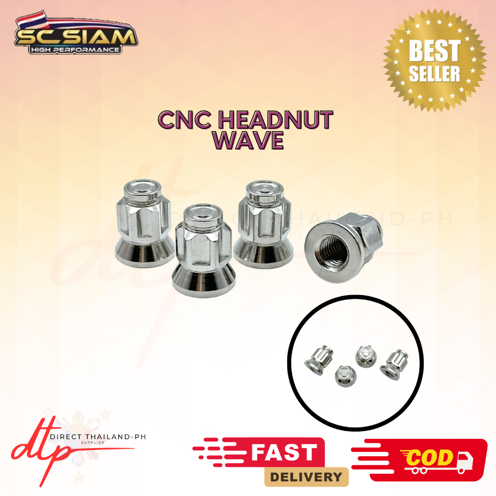 CNC HEAD NUT - MIO/ WAVE 125 (Sold per piece) | Shopee Philippines