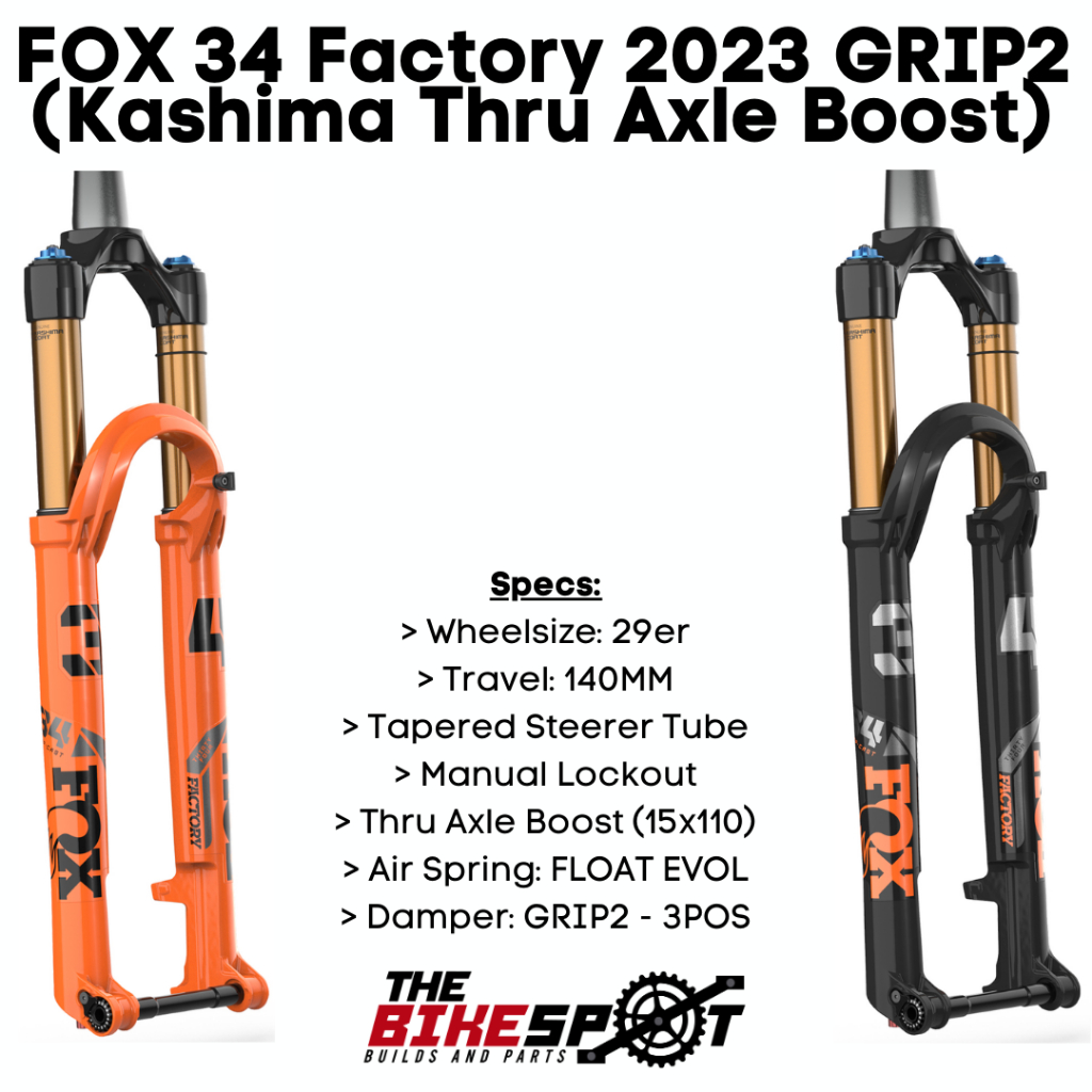 Fox 34 hot sale thru axle