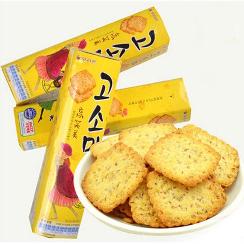 Orion Korean Coconut Sesame Biscuit Crackers Gosomi 70g Shopee