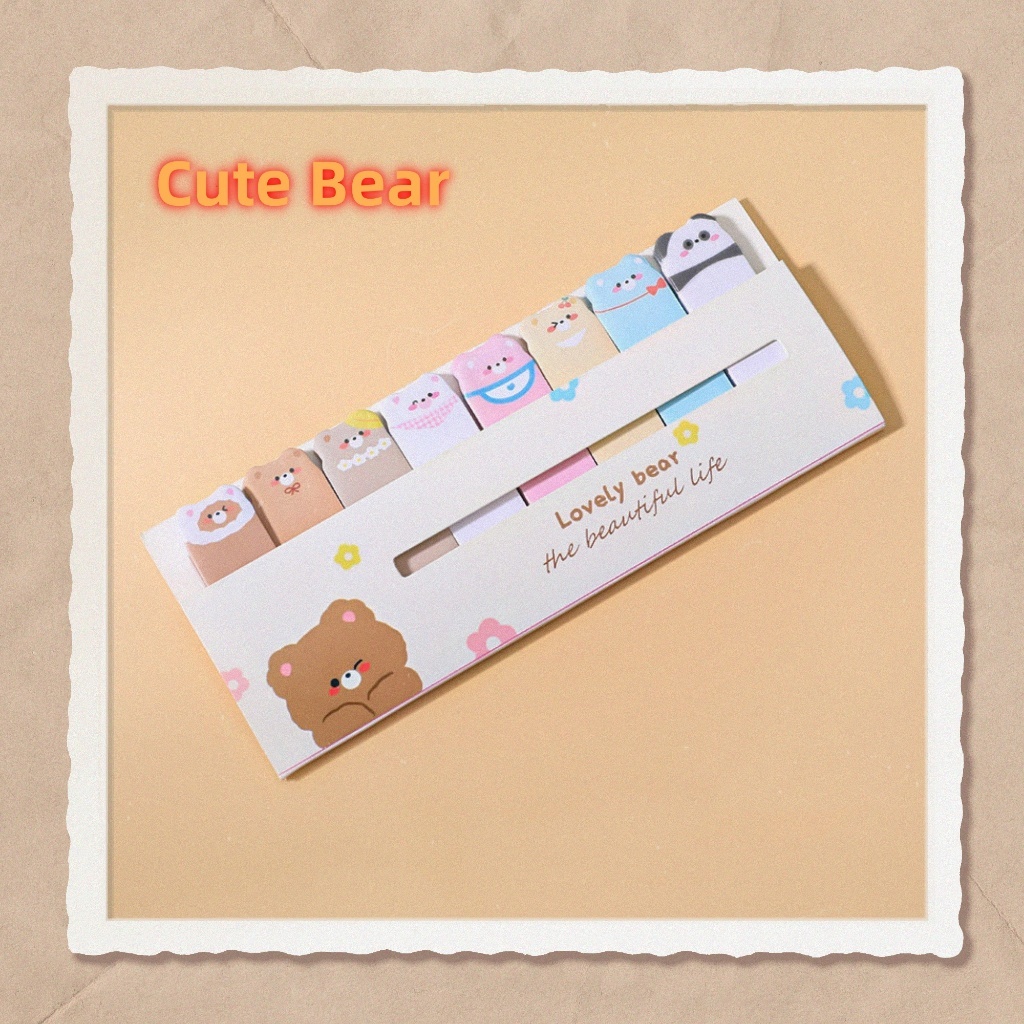 120 Sheets Cute Shaped Sticky Note Index Post Cartoon Memo Pads School ...