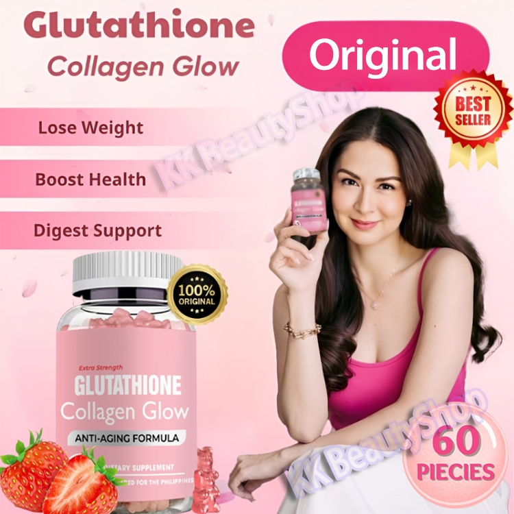 Glutathione Collagen Glow Collagen Gummies Anti-aging Whitening Skin 