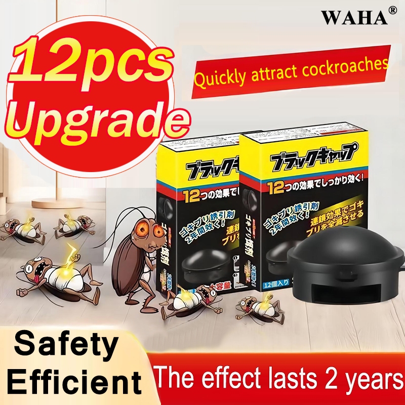 WAHA® new upgrade-12pcs Japanese Cockroach Bait Repellent Cockroach ...