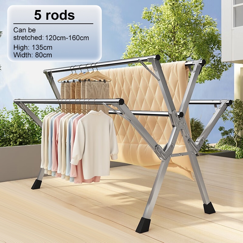 Heavy Duty Sampayan Stainless Steel Clothes Drying Rack Foldable ...