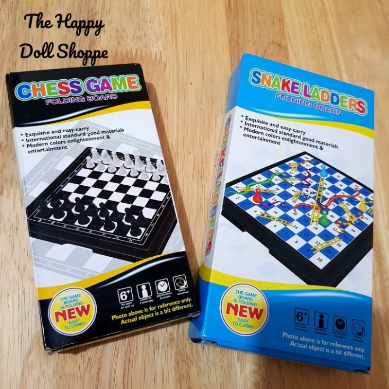 Snakes And Ladders Chess Folding Board Game Shopee Philippines