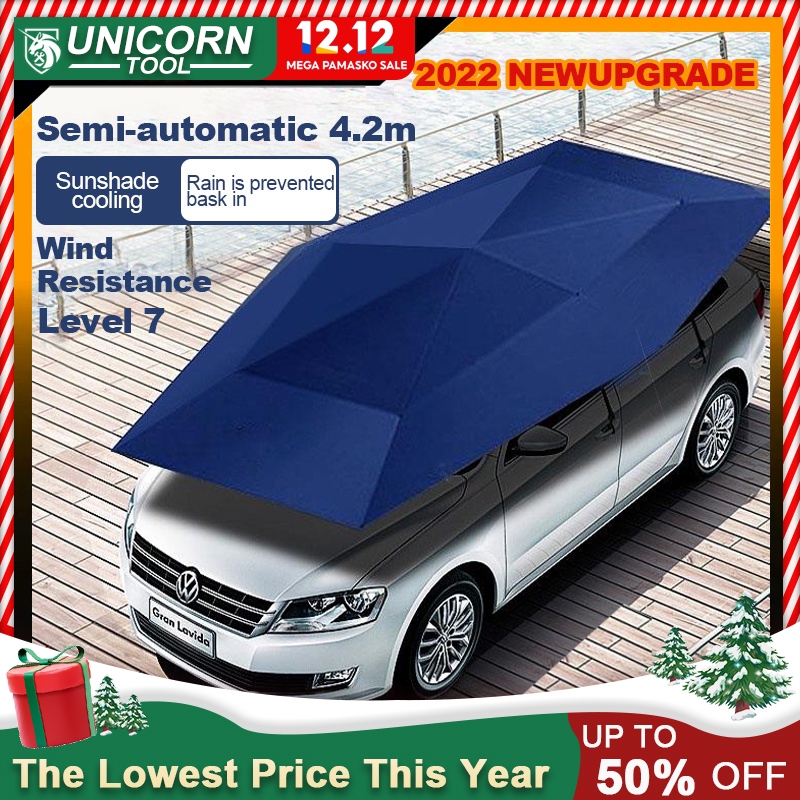 Car Sunshield Umbrella Car Cover Outdoor Protection Remote Control