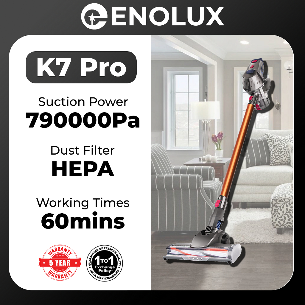 Vacuum cleaner Enolux K7 Plus High Suction Power Cordless Vacuum