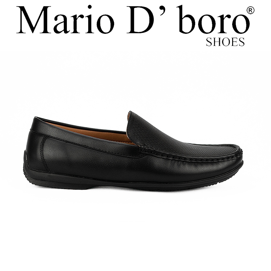 Mario D Boro Men s Casual Loafers Mw 23976 Black Tan C45 Shopee Philippines