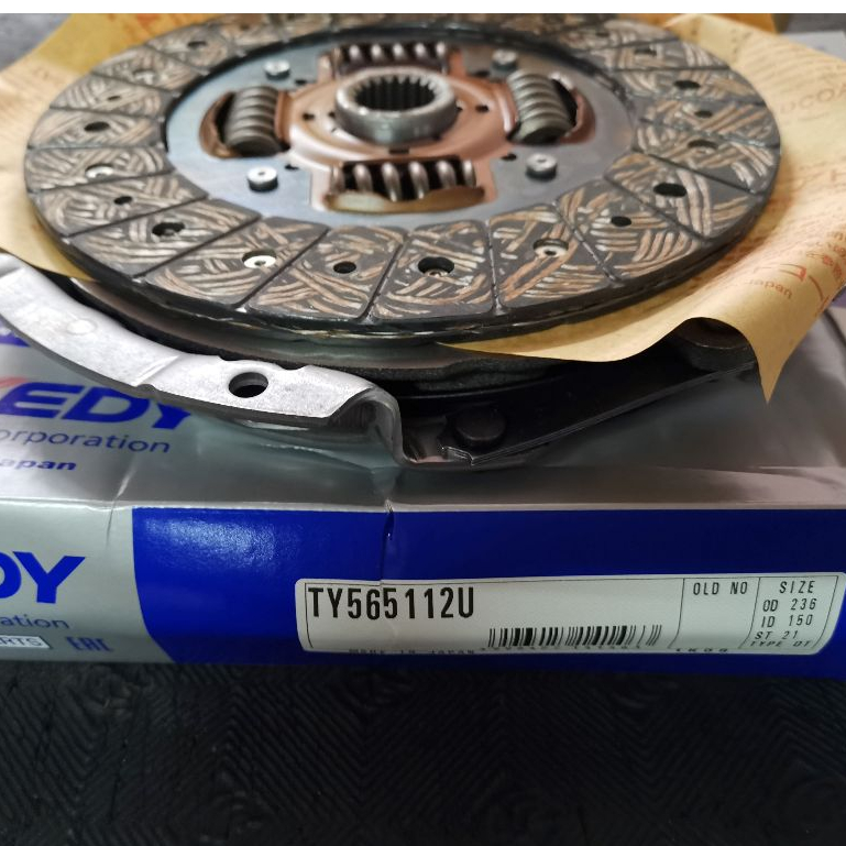 EXEDY (Daikin) Clutch Set TY565112U For TOYOTA INNOVA / HILUX / HIACE