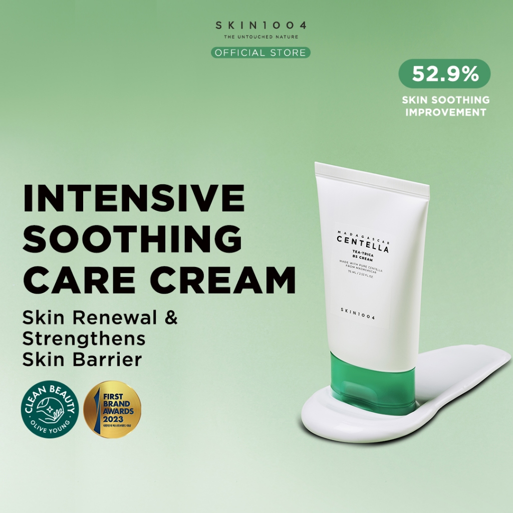 SKIN1004 Madagascar Centella Tea-Trica B5 Cream 75ml | Shopee Philippines