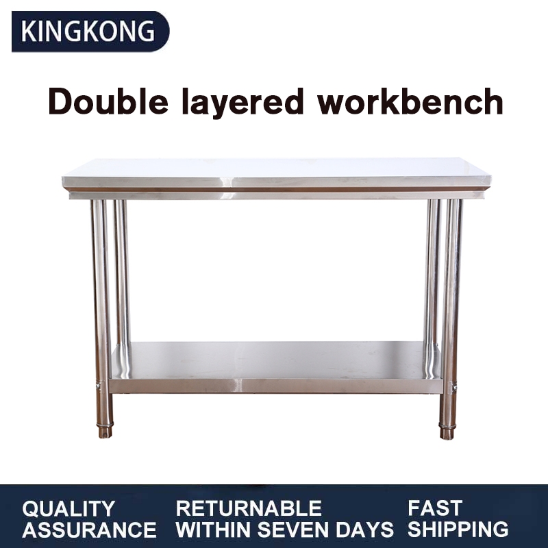 Kingkong Double deck stainless steel worktop dining kitchen worktop